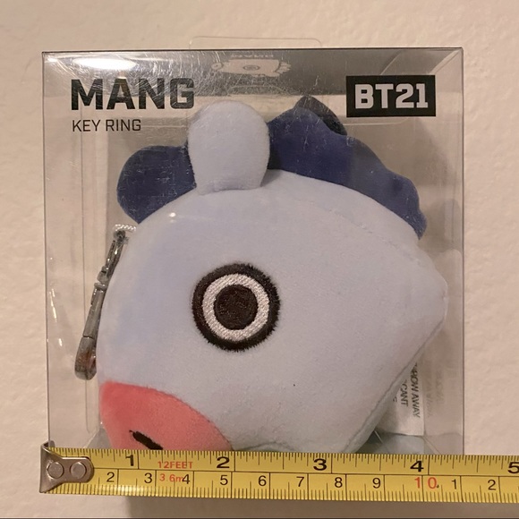 Official BT21 Mang Plush Key Ring - Picture 7 of 7